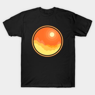 Sunset Above The Clouds T-Shirt